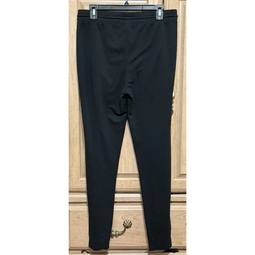 Polo Ralph Lauren Double Knit Jogger Pants Mens M Black Sweatpants Drawstring